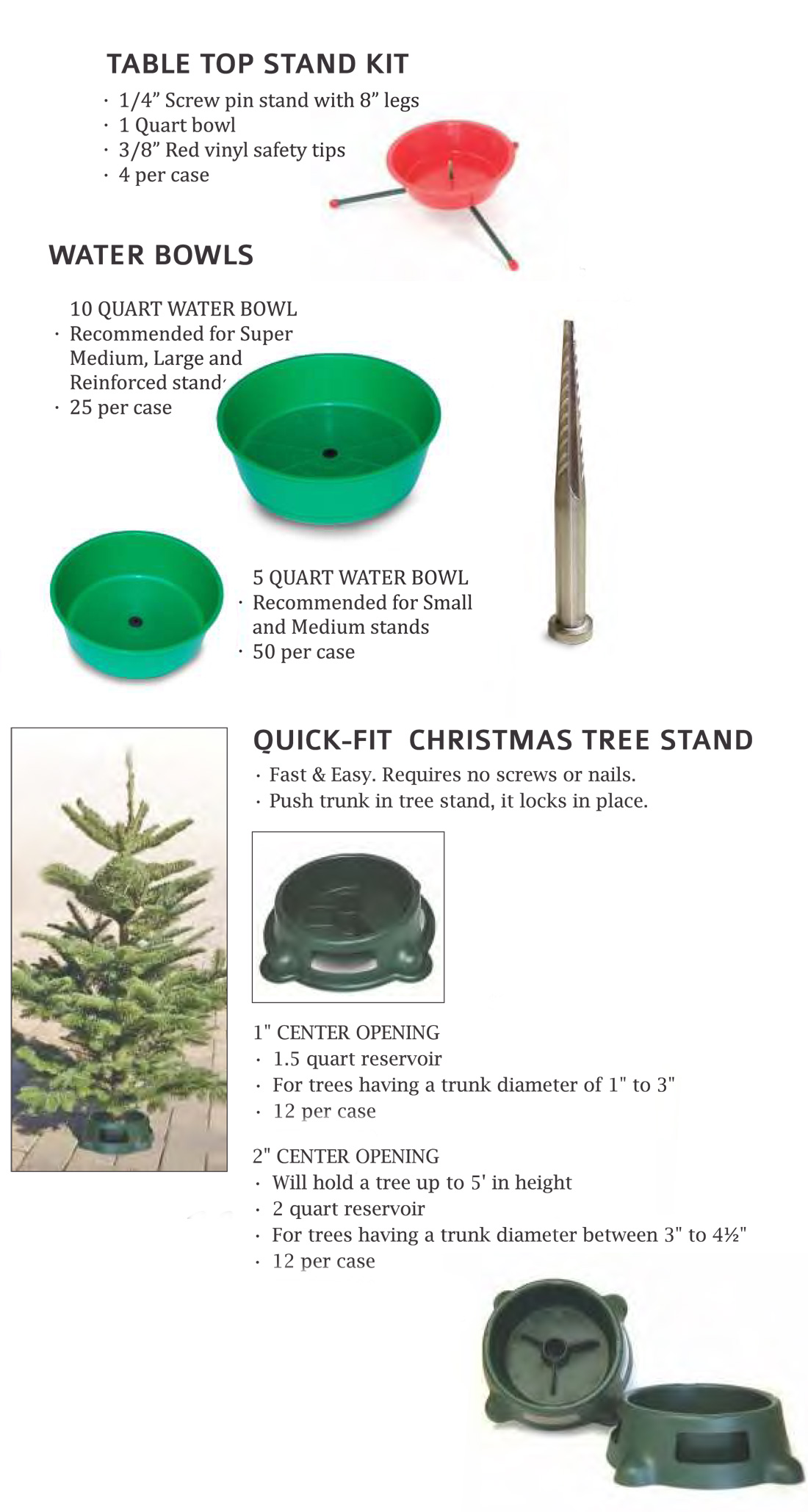 Christmas Tree Stand Information